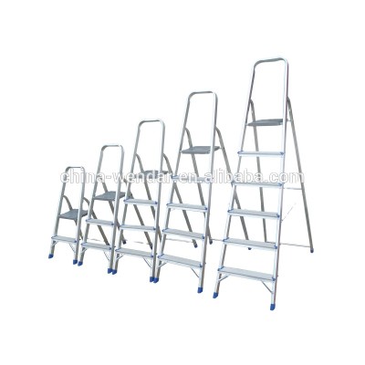 High Quality 2-8 Steps Household Ladder With EN131 /TUV GS certificate aluminum folding ladder