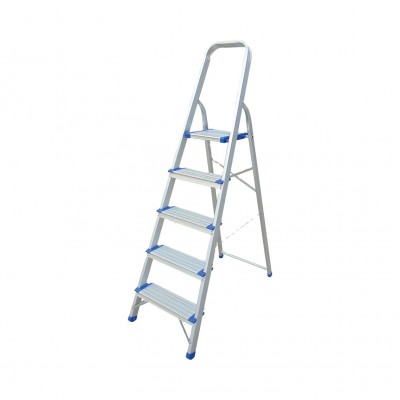 High quality 2.6M length single straight aluminum ladders 3-9 step ladder construction